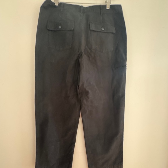 NWT J. Crew Black Wide Leg Pants - Picture 5 of 6